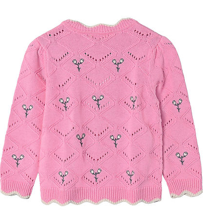 Fliink Cardigan - Strik - Mela Flower - Begonia Pink Fliink Cardigan - Strik - Mela Flower - Begonia Pink