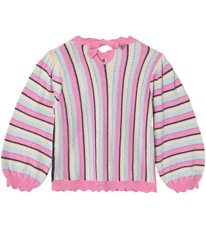 Fliink Bluse - Strick - Bowie Stripe - Sandshell Multi