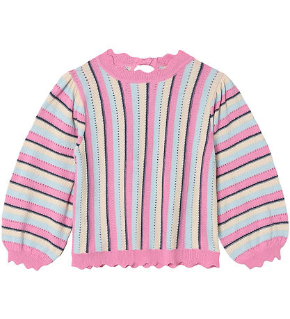 Fliink Bluse - Strik - Bowie Stripe - Sandshell Multi Fliink Bluse - Strik - Bowie Stripe - Sandshell Multi