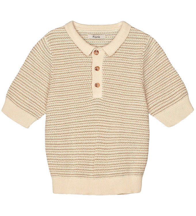 Fliink Polo - Strik - Utily - Sandshell