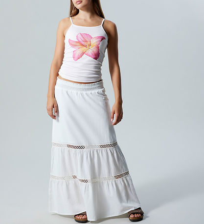 LMTD Skirt - NlfHosta - White Alyssum w. Pointelle