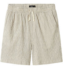 LMTD Shorts - NlmHugo - Turtledove m. Striber LMTD Shorts - NlmHugo - Turtledove m. Striber