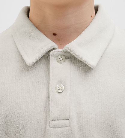 Jack & Jones Polo - Frotté - JPRBlaben - Cloud Dancer Jack & Jones Polo - Frotté - JPRBlaben - Cloud Dancer