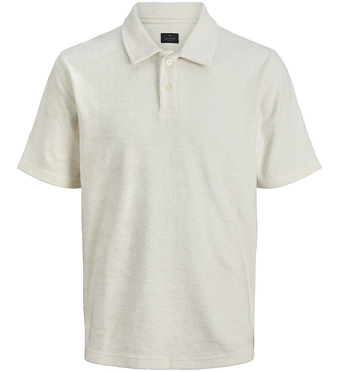 Jack & Jones Polo - Frotté - JPRBlaben - Cloud Dancer