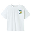 Name It T-shirt - NkmJacob - Bright White/Lemon Drop