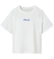 Name It T-shirt - NkfJessa - Bright White m. Print