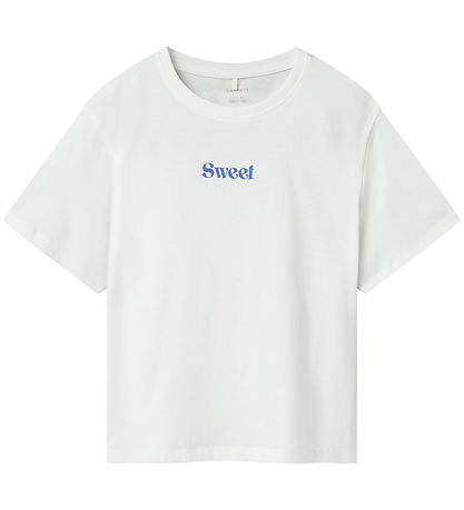 Name It T-shirt - NkfJessa - Bright White m. Print