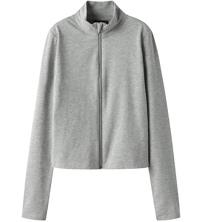 LMTD Cardigan - NlfDicte - Light Grey Melange