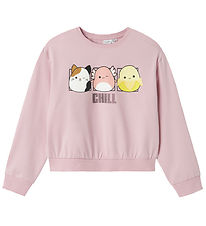 Name It Sweatshirt - NkfMomira - Squishmallows - Cameo Pink Name It Sweatshirt - NkfMomira - Squishmallows - Cameo Pink