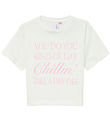 Vero Moda Girl T-shirt - Cropped - VmKatrine - Snow White/Chilli