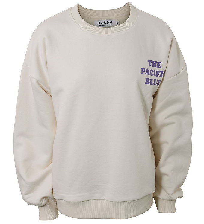 Hound Sweatshirt - Crew Neck - Off white