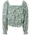 Hound Bluse - Flower Top - Grøn Hound Bluse - Flower Top - Grøn