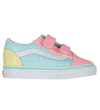 Vans Sko - Old Skool V - Pastel Multi - Glitter Vans Sko - Old Skool V - Pastel Multi - Glitter