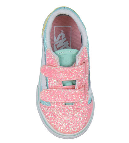 Vans Sko - Old Skool V - Pastel Multi - Glitter Vans Sko - Old Skool V - Pastel Multi - Glitter