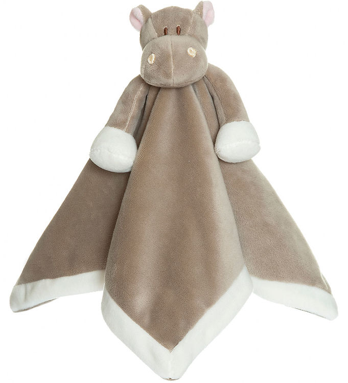 Teddykompaniet Nusseklud - Flodhest - 35 x 35 cm - Gråbrun