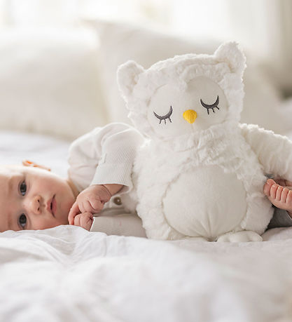 Teddykompaniet Varmepude - Ugle - Hvid - 23 cm