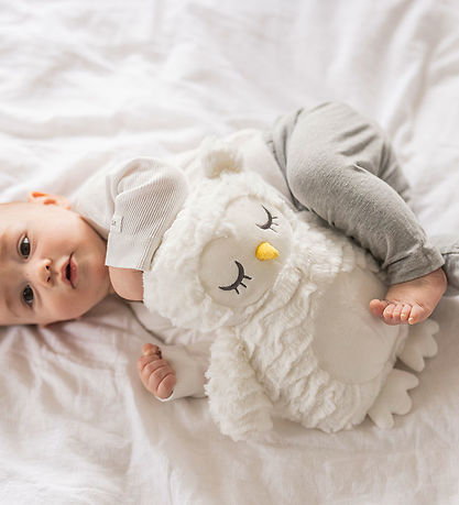 Teddykompaniet Varmepude - Ugle - Hvid - 23 cm