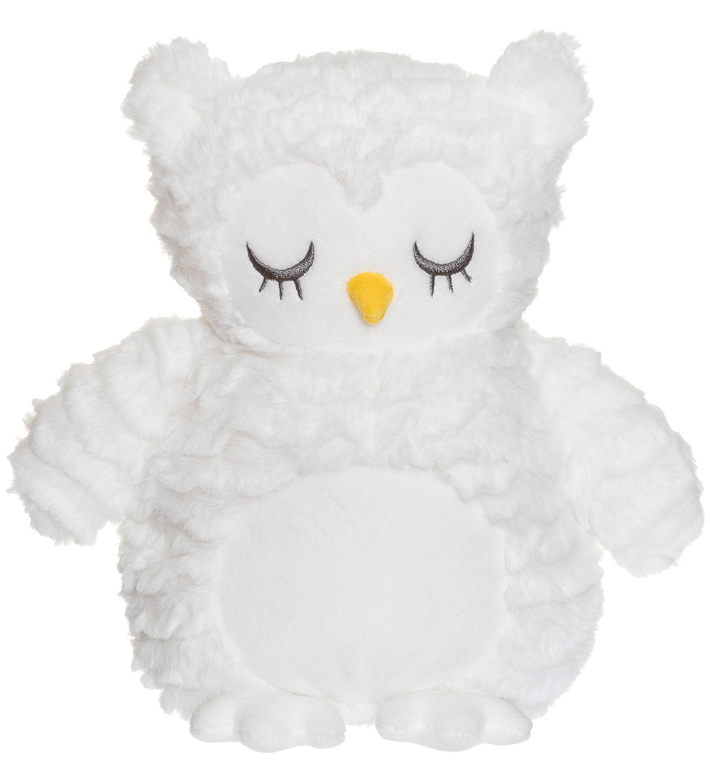 Teddykompaniet Heizkissen - Eule - Weiß - 23 cm - Teddykompaniet - One Size - Kuscheltiere