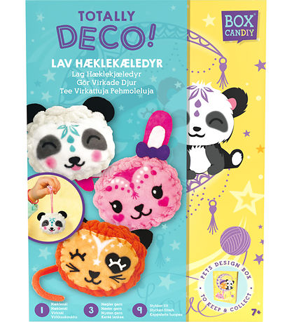 BOX CANDIY Kreasæt - Lav Hæklekæledyr