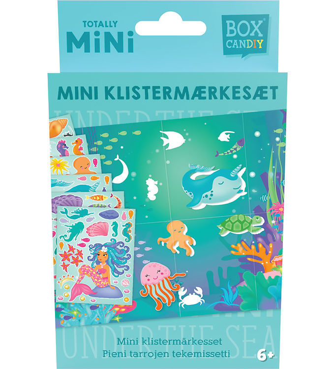 BOX CANDIY Kreasæt - Klistermærkesæt - Totally Mini
