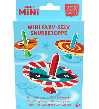 BOX CANDIY Kreasæt - Farv-selv Snurretoppe - Totally Mini
