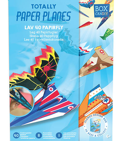 Set de Création Box Candiy - Fabriquez 40 avions en papier - Tot