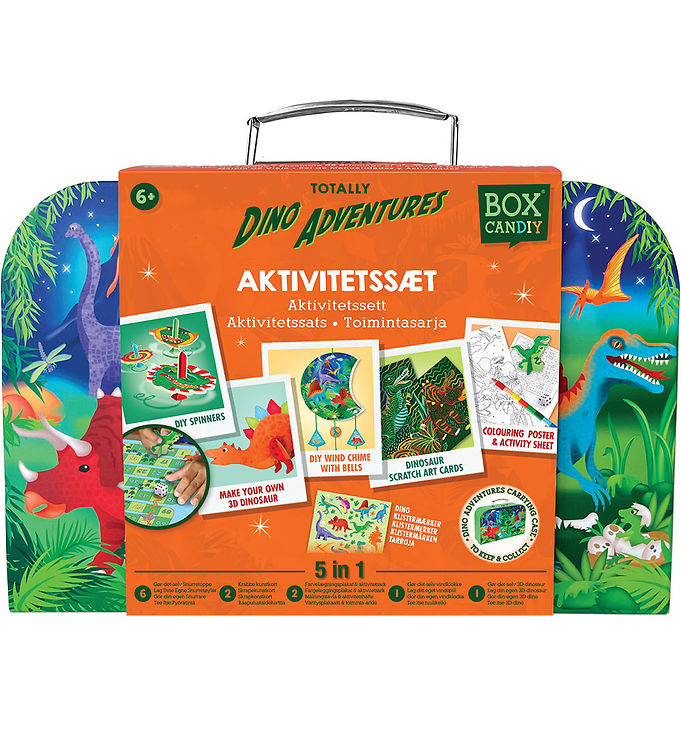 BOX CANDIY Kreasæt - Aktivitetssæt - Totally Dino Adventure
