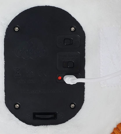 Cloud-B Natlampe m. Lyd - Tranquil Penquin - 30 cm - Grå Cloud-B Natlampe m. Lyd - Tranquil Penquin - 30 cm - Grå