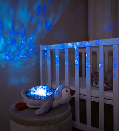 Cloud-B Natlampe m. Lyd - Tranquil Penquin - 30 cm - Grå Cloud-B Natlampe m. Lyd - Tranquil Penquin - 30 cm - Grå
