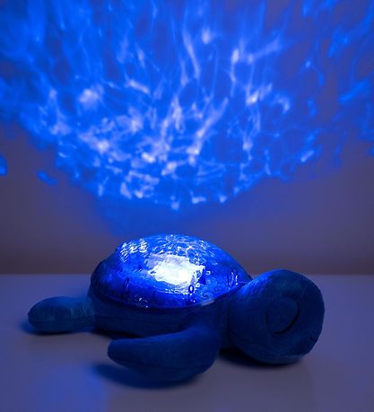 Cloud-B Natlampe m. Lyd - Tranquil Turtle - Ocean - Blå