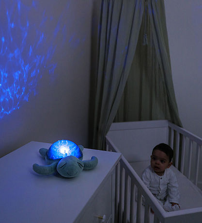 Cloud-B Natlampe m. Lyd - Tranquil Turtle - Mintgrøn