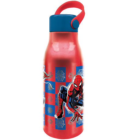 Spiderman Drikkedunk - Aluminum - 760 ml - Rød/Blå Spiderman Drikkedunk - Aluminum - 760 ml - Rød/Blå