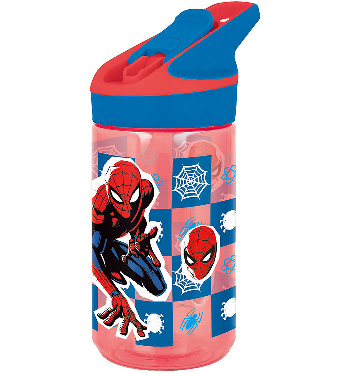 Spiderman Drikkedunk - 480 ml - Rød/Blå