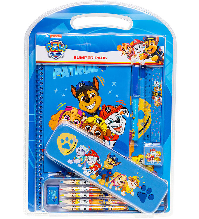 Euromic Bumper set Content: tin pencil case with 4 colour pencils +1 HB pencil sharpener wire-o notebook A4 & notebook A5 ball point pen ruler 15 cm eraser.