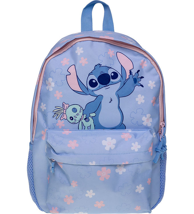 Disney Stitch Rygsæk - 38x28 cm - Lyseblå
