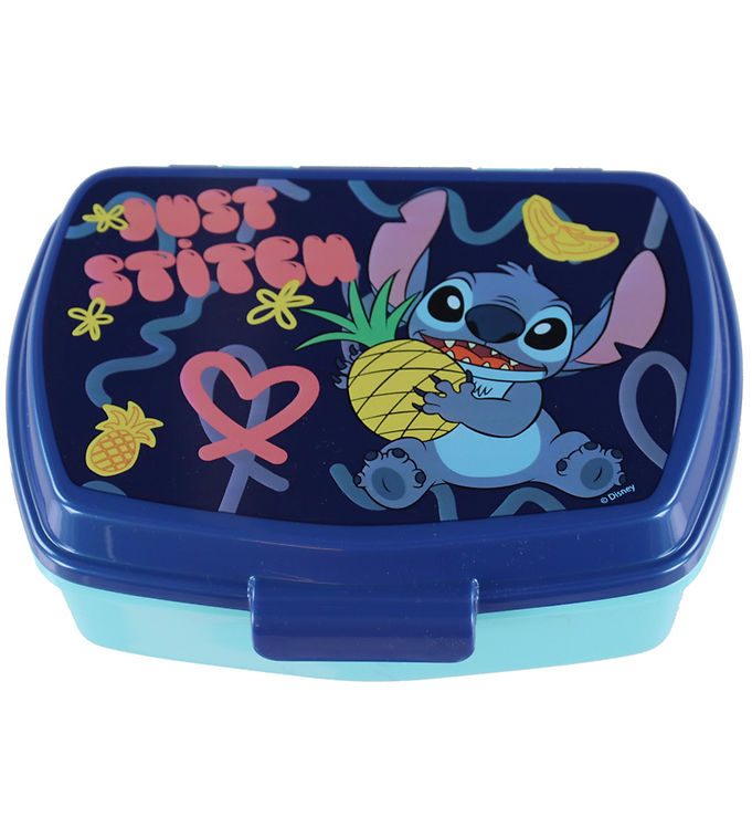 Disney Stitch Madkasse - 13x16 cm - Blå