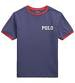 Polo Ralph Lauren T-shirt - Støvet Blå Polo Ralph Lauren T-shirt - Støvet Blå