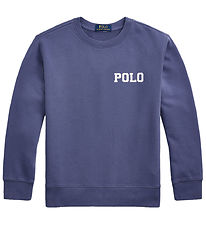Polo Ralph Lauren Sweatshirt - Støvet Blå Polo Ralph Lauren Sweatshirt - Støvet Blå
