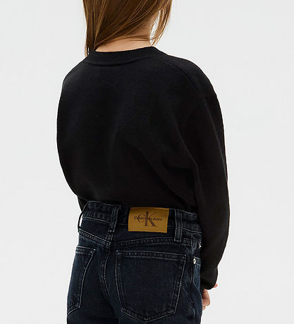 Calvin Klein Bluse - Strikket - Monologo - Sort