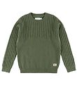Calvin Klein Bluse - Strik - Dusty Olive Calvin Klein Bluse - Strik - Dusty Olive