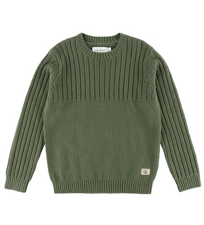 Calvin Klein Blouse - Knitted - Dusty Olive