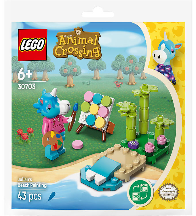 LEGO® Animal Crossing - Strandmaleri med Julian 30703 - 43 Dele