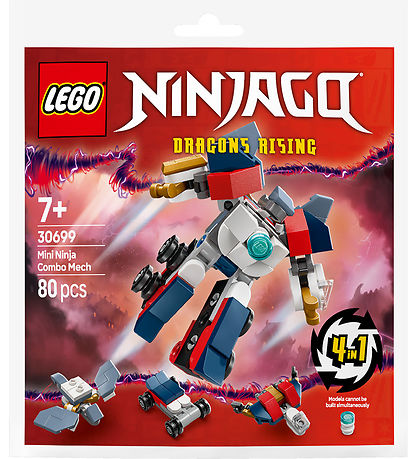 LEGO® Ninjago - Kombi-ninjamech 30699 - 4-i-1 - 80 Dele
