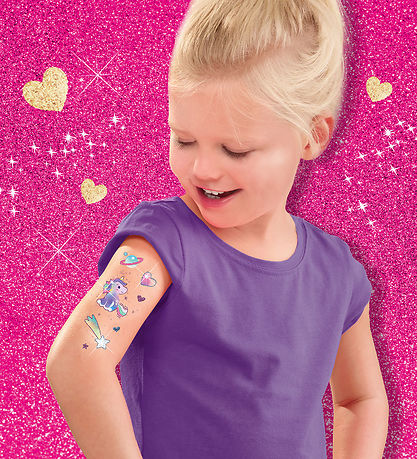 SES Creative Tatoveringer Og Glitter - Enhjørning