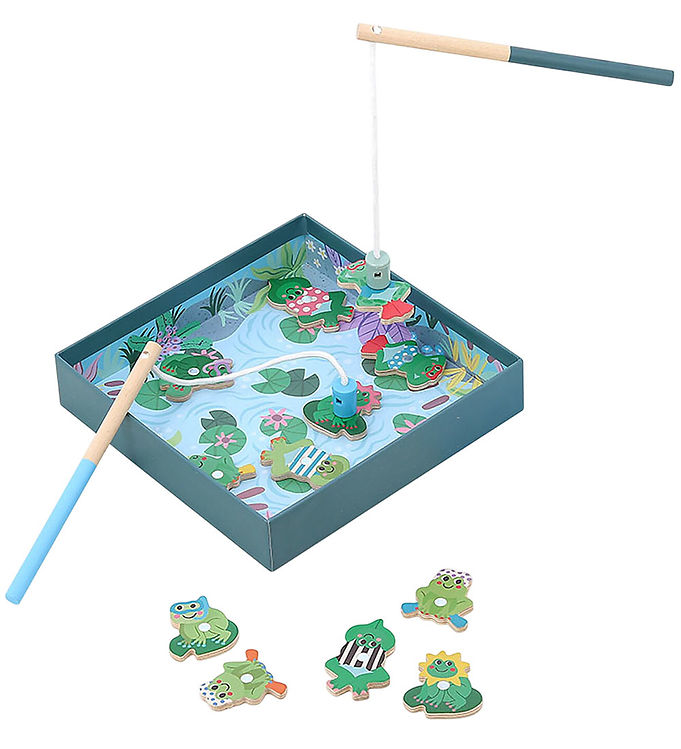 Vilac Fiskespil - Træ - Glade Frøer