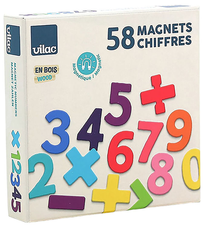 Vilac Magneter - Træ - Magnetiske Tal