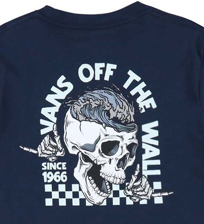 Vans T-Shirt - Headwaves - Navy m. Print