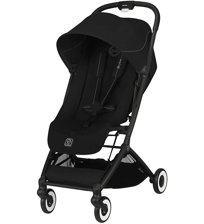 Klapvogn Cybex - sort, foldbar med justerbart ryglæn