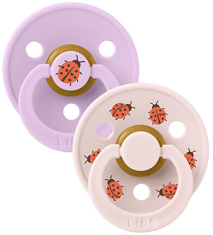 BIBS Colour Sutter - Str. 2 - 2-pak - Rund - Violet Sky Mix BIBS Colour Sutter - Str. 2 - 2-pak - Rund - Violet Sky Mix