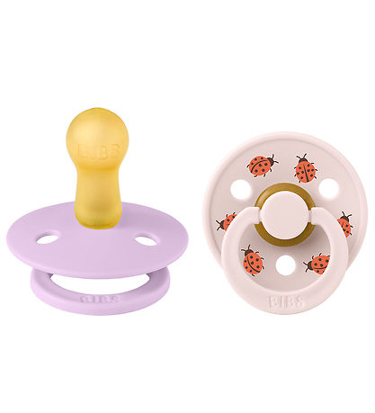 BIBS Colour Sutter - Str. 2 - 2-pak - Rund - Violet Sky Mix